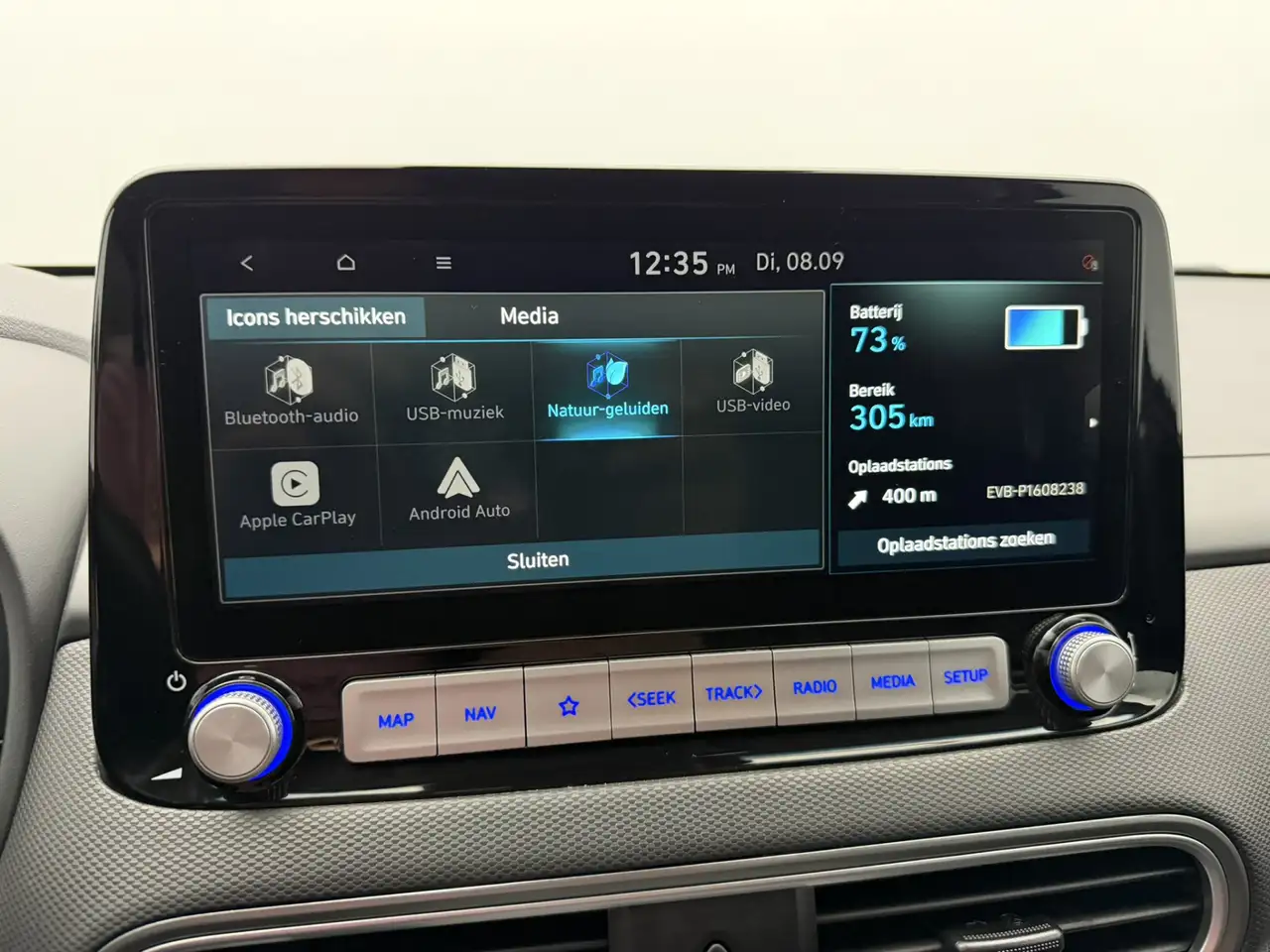 Hyundai Kona EV Fashion 64 kWh 3-Fase SOH 94,9% Warmtepomp, миниатюра 6