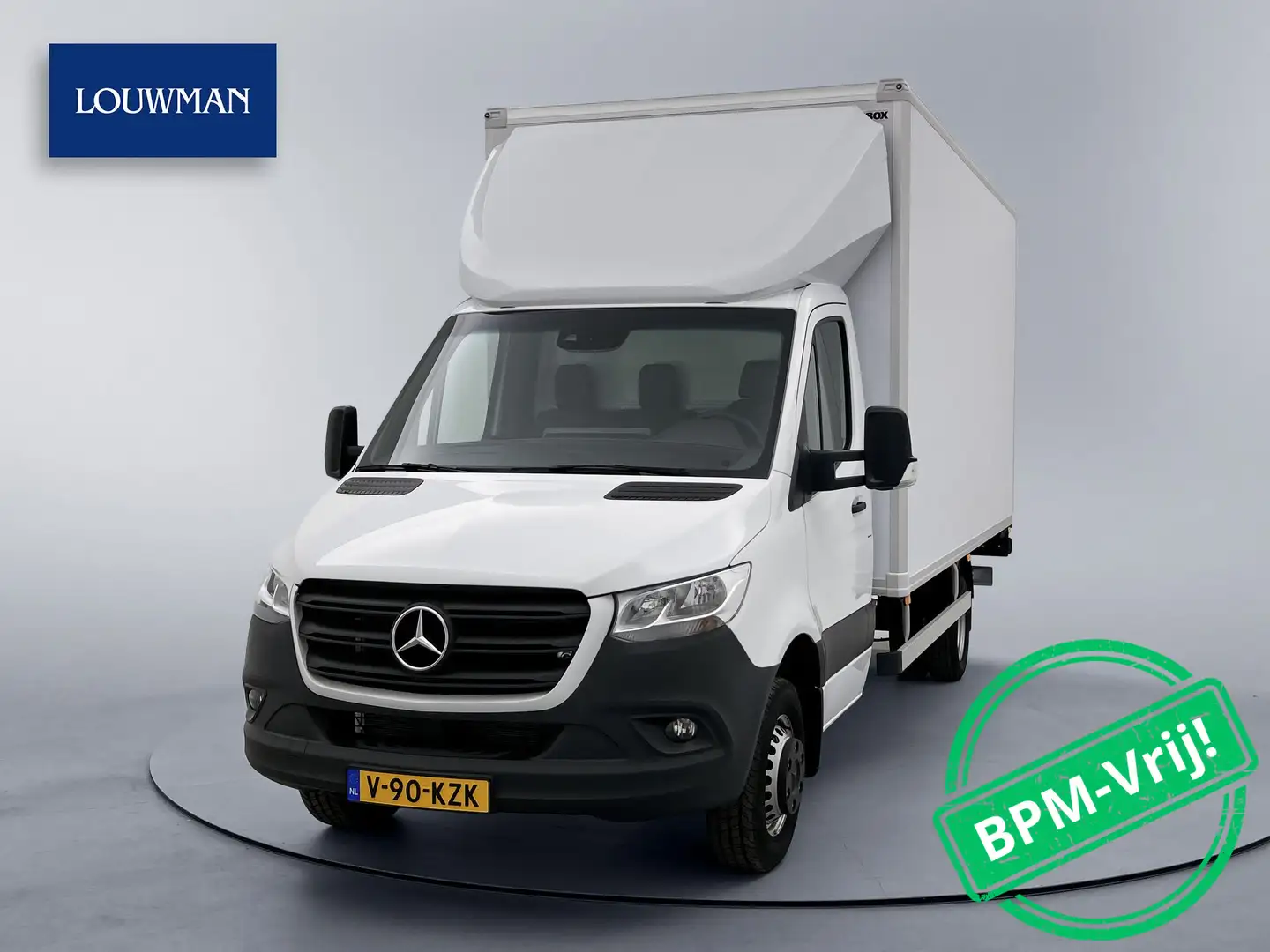 Mercedes-Benz Sprinter 517 Bakwagen 1000 KG Laadklep Meubelbak Apple Carp Wit - 1