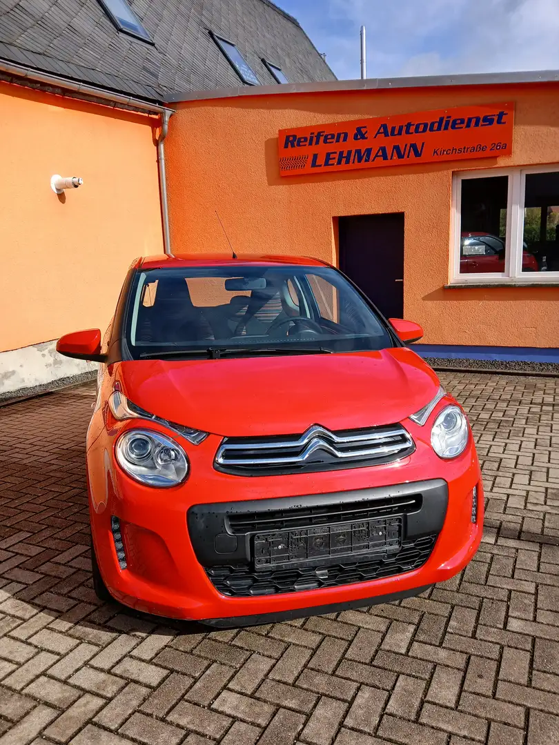 Citroen C1 Feel  TÜV, Klima, gepflegter Zustand Rot - 1