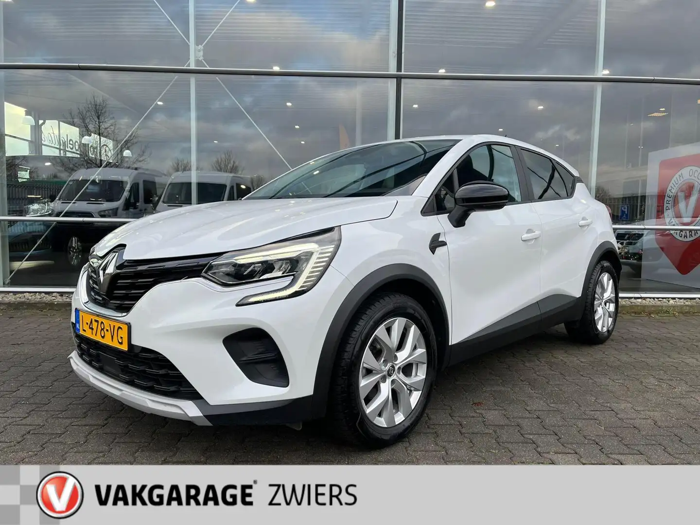 Renault Captur 1.0 TCe 90 Business Zen Trekhaak Nieuwe APK Weiß - 1