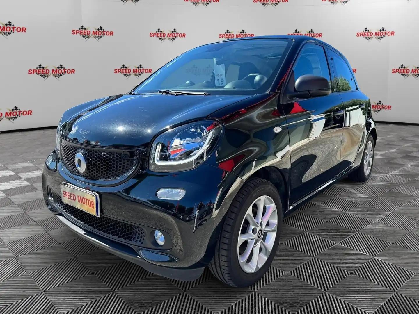 smart forFour forfour 90 CV Turbo Aut. Passion, TETTO PANORAMA, Nero - 1