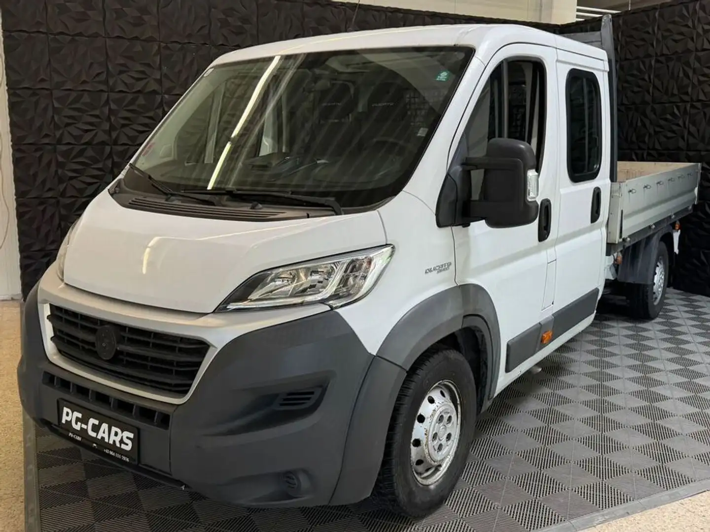 Fiat Ducato 150 L4 Klima Pickerl 7 Sitzer Pritsche Bílá - 2
