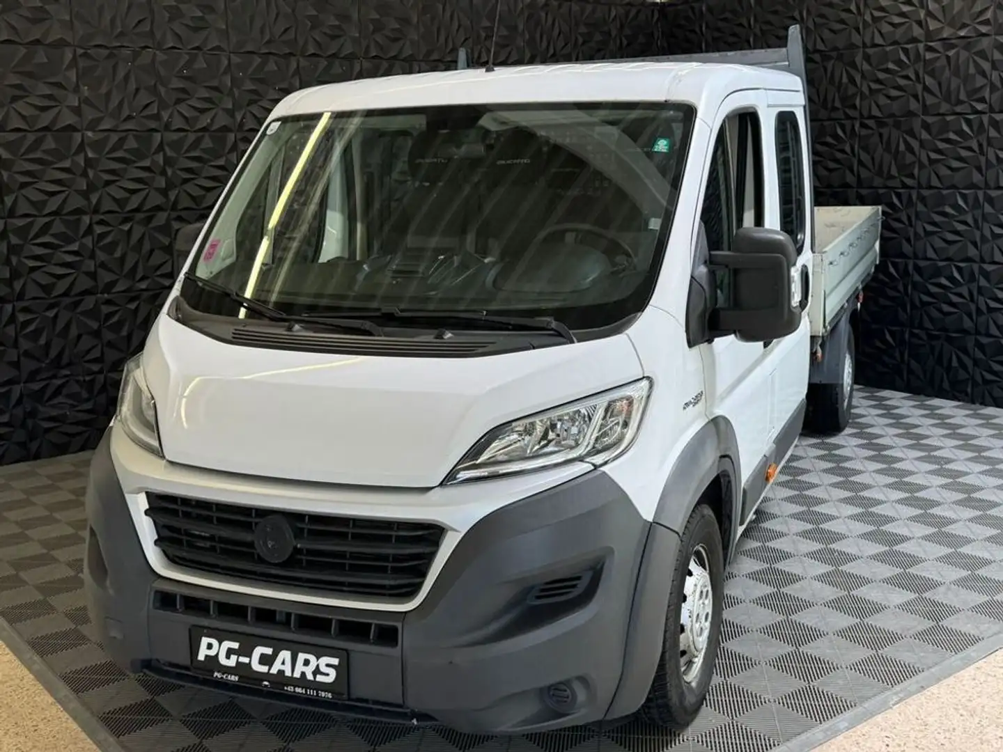 Fiat Ducato 150 L4 Klima Pickerl 7 Sitzer Pritsche Bílá - 1