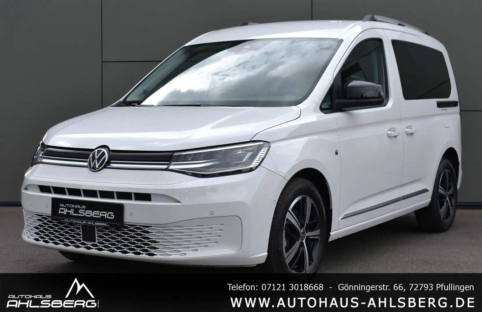 Volkswagen Caddy 4-MOTION TDI STY. STHZ./LEDER/LED/5 J.GARANTIE Weiß - 1