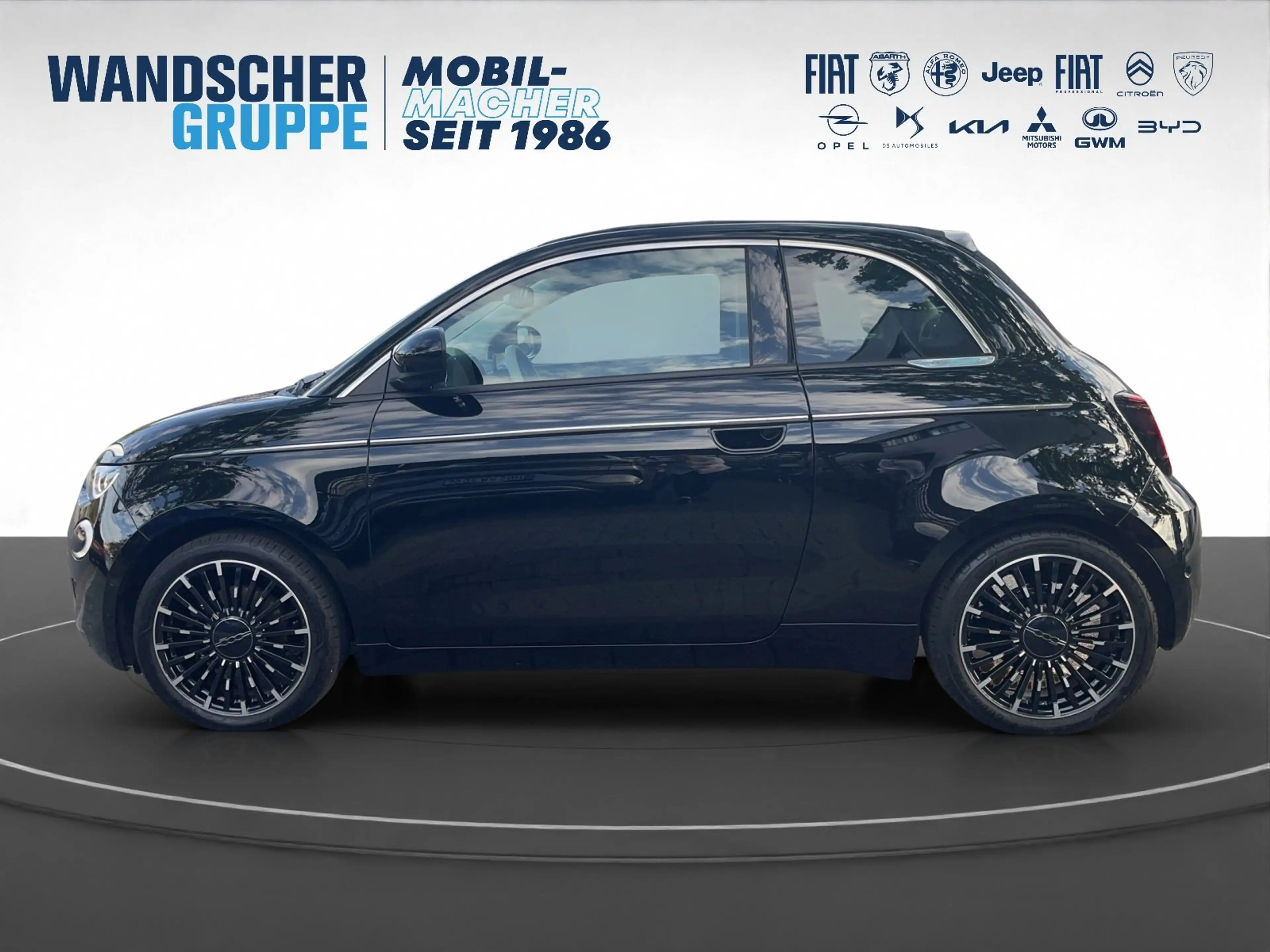 Fiat 500e 500 e Cabrio La Prima 42kWh Navi+RFK+SHZ+LED+LM — photo 2