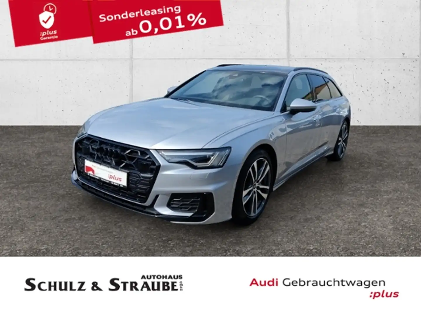 Audi A6 Avant  S line 50 TDI quattro Matrix AHK PANO Silber - 1