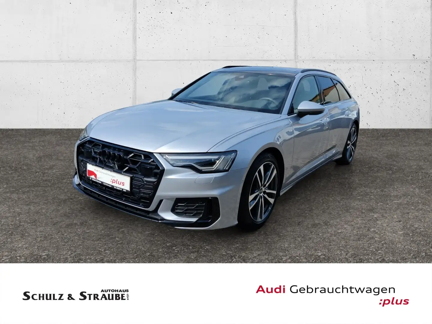 Audi A6 Avant S line 50 TDI quattro Matrix AHK PANO Silber - 2