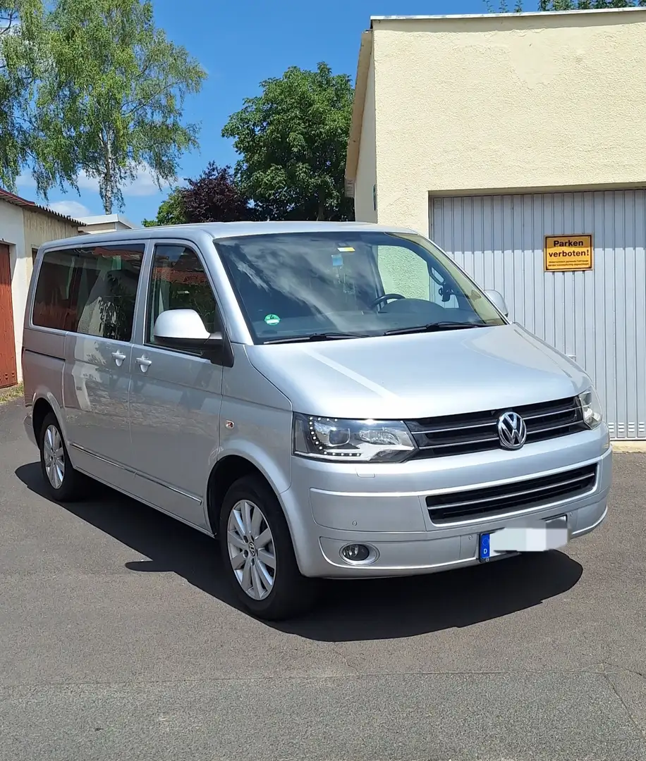Volkswagen T5 Caravelle Kurz Comfortline Argent - 2