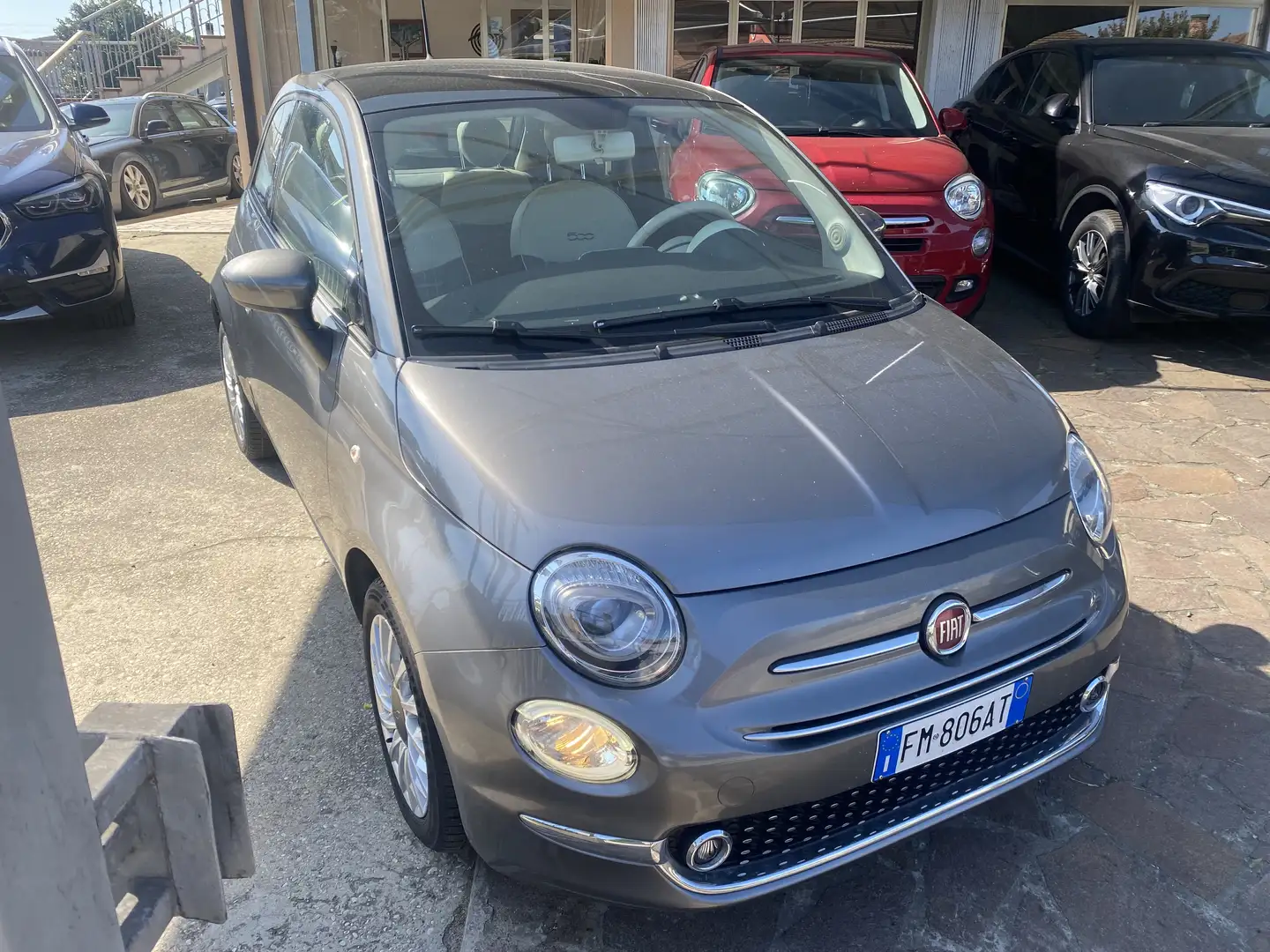Fiat 500 1.2 Lounge 69cv Grigio - 1
