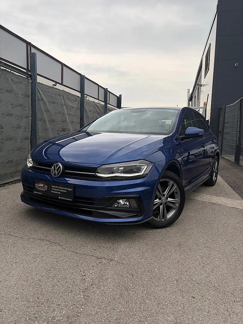 Volkswagen Polo 1,0 Comfortline**R-LINE**LED SCHEINWERFER**GARA... Blau - 1