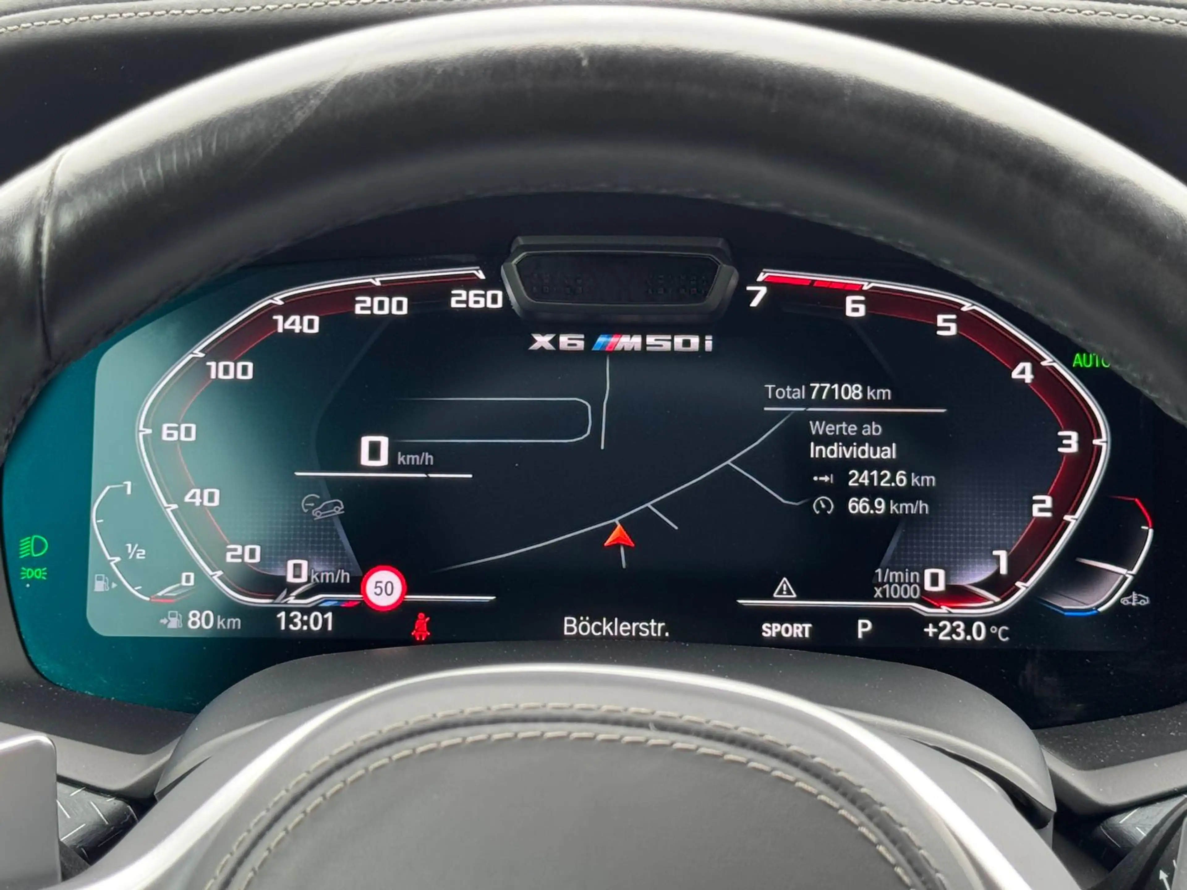 BMW X6 M i Black Vermilion FrozenBlack Laser B&W — photo 31