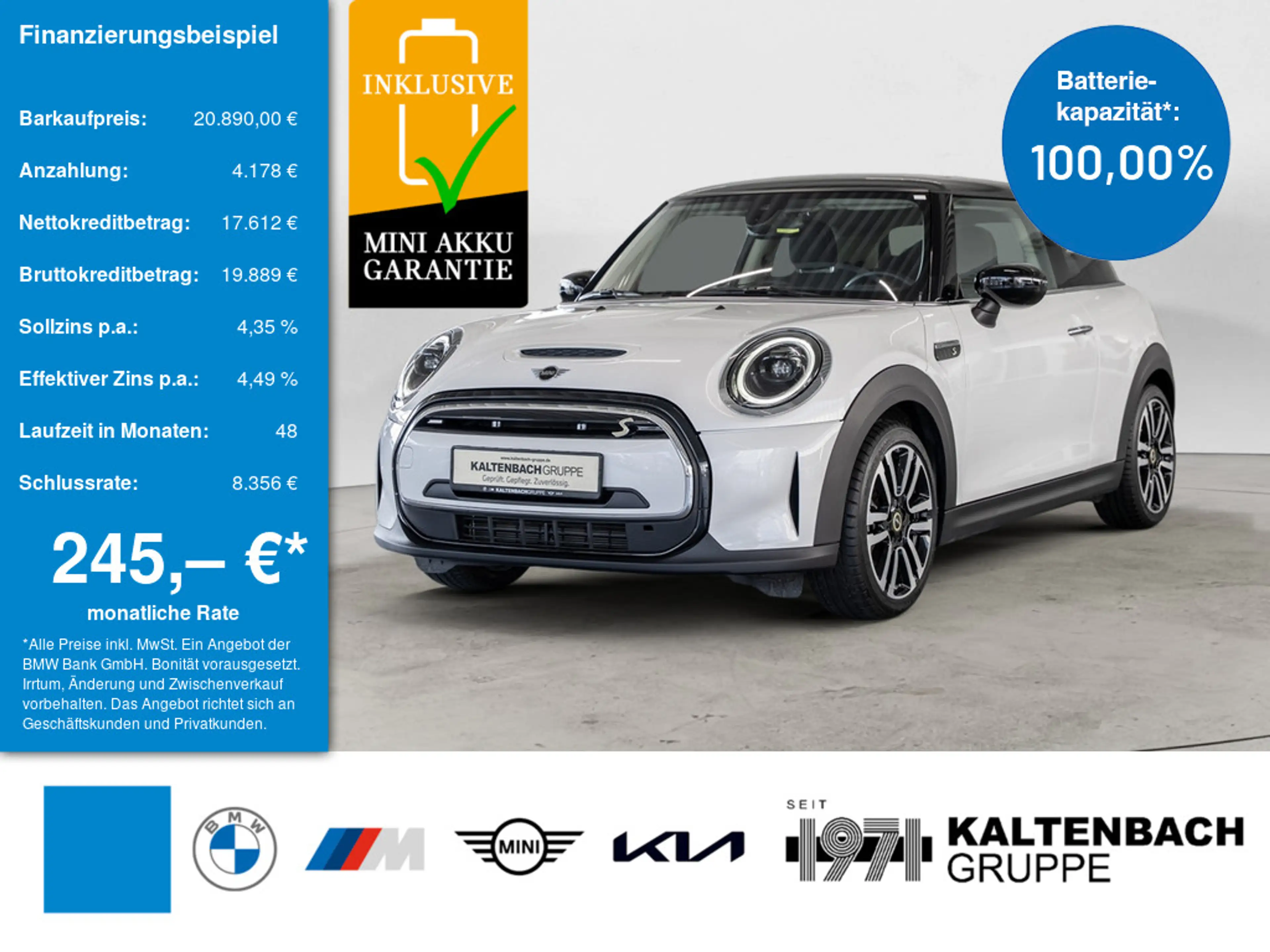 MINI Cooper SE Classic Trim FACEL. LED KAMERA SHZ