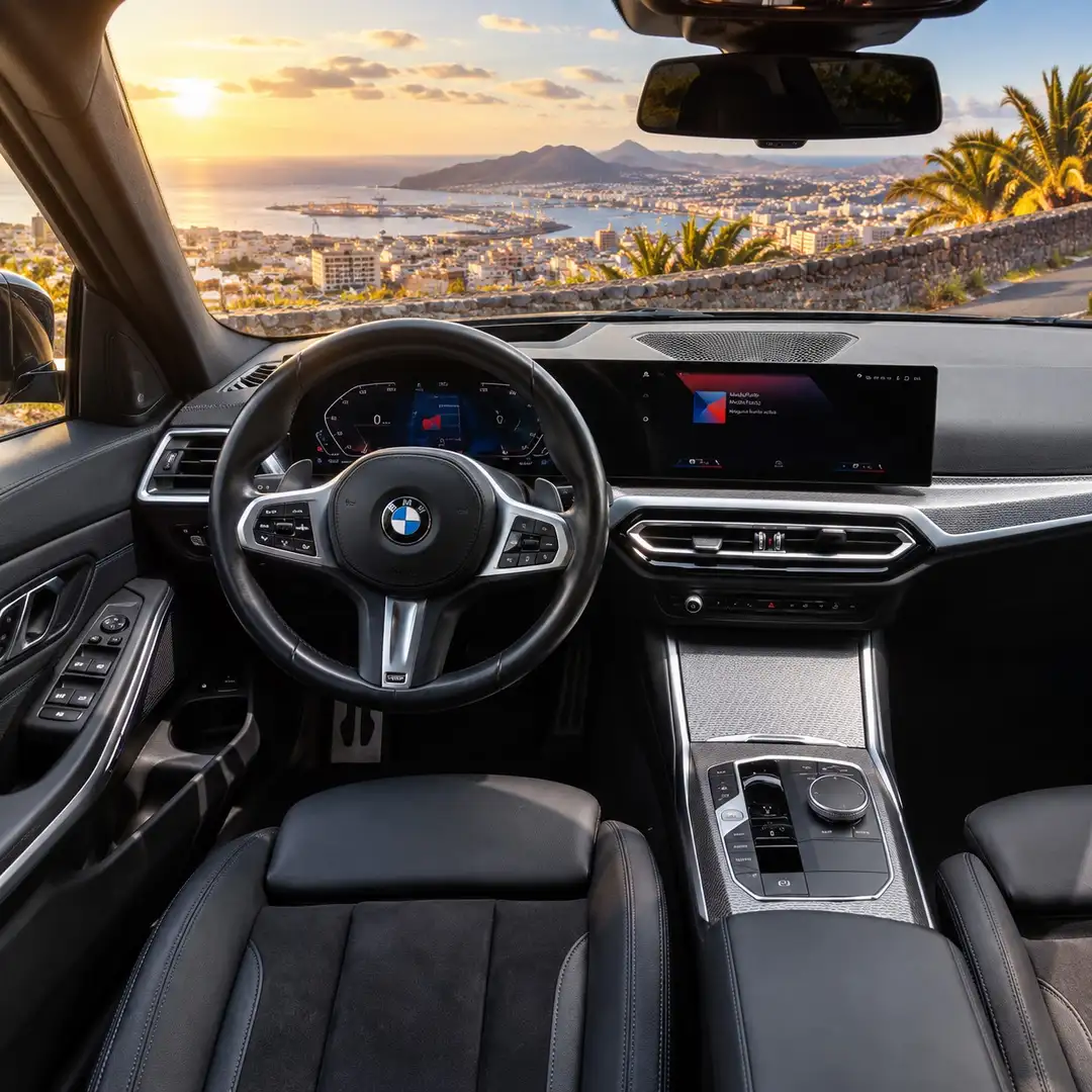 BMW 320 320e xDrive Touring M Sport Paquet Full Black Negro - 2
