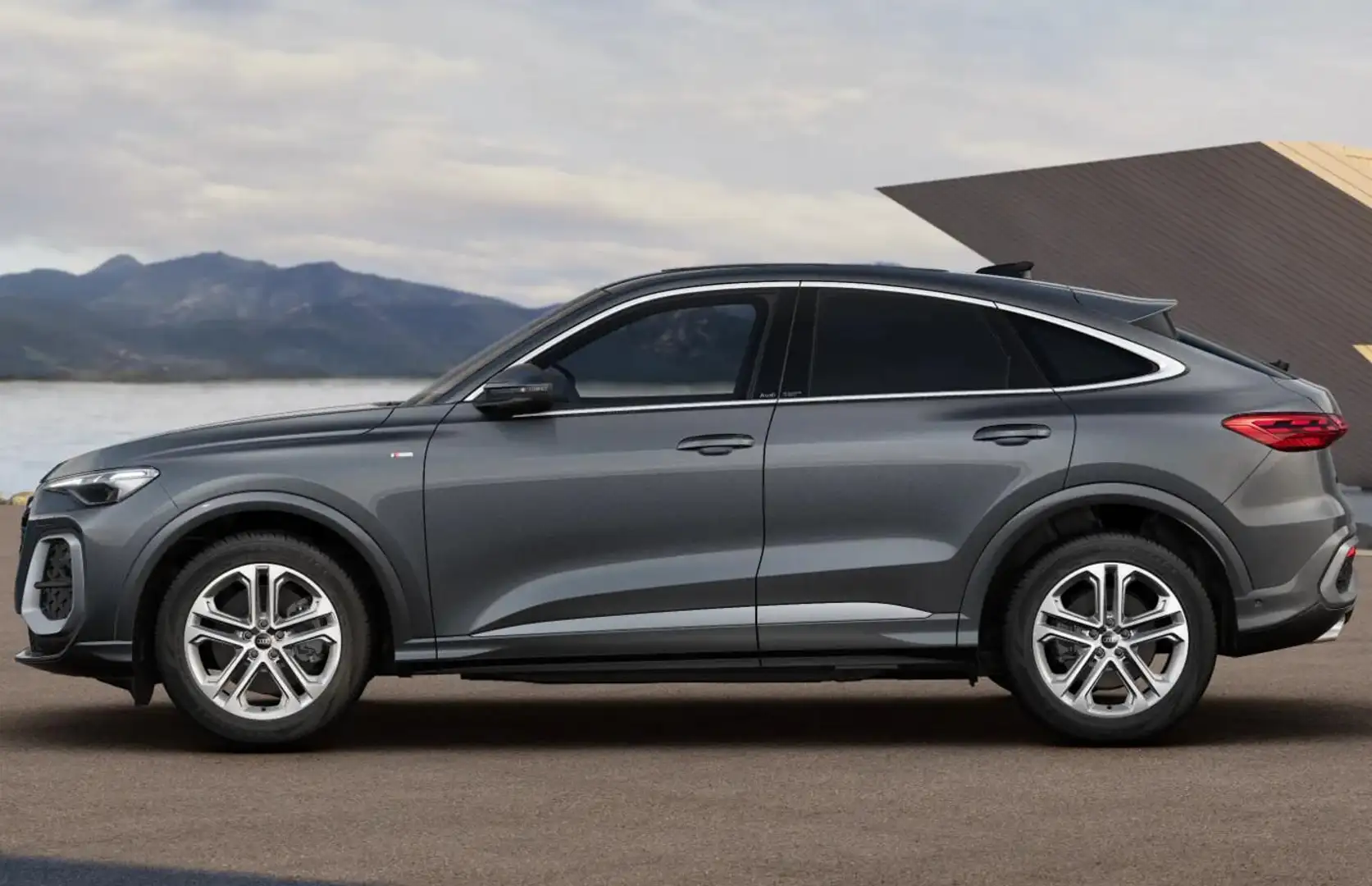 Audi Q5 Sportback S line TDI 2xS NeuMod Tech+ Pano Priv... Grau - 2