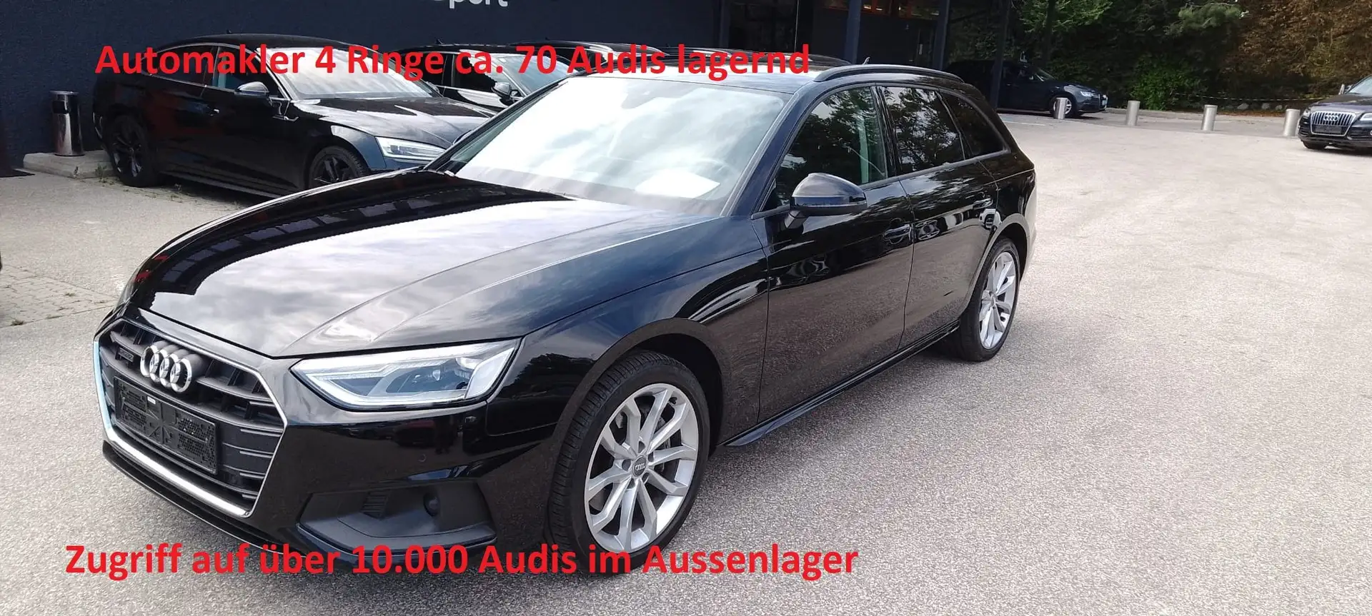 Audi A4 Av Quattro,Navi,Leder SPortsitze,Rückfahrk.LED Schwarz - 1