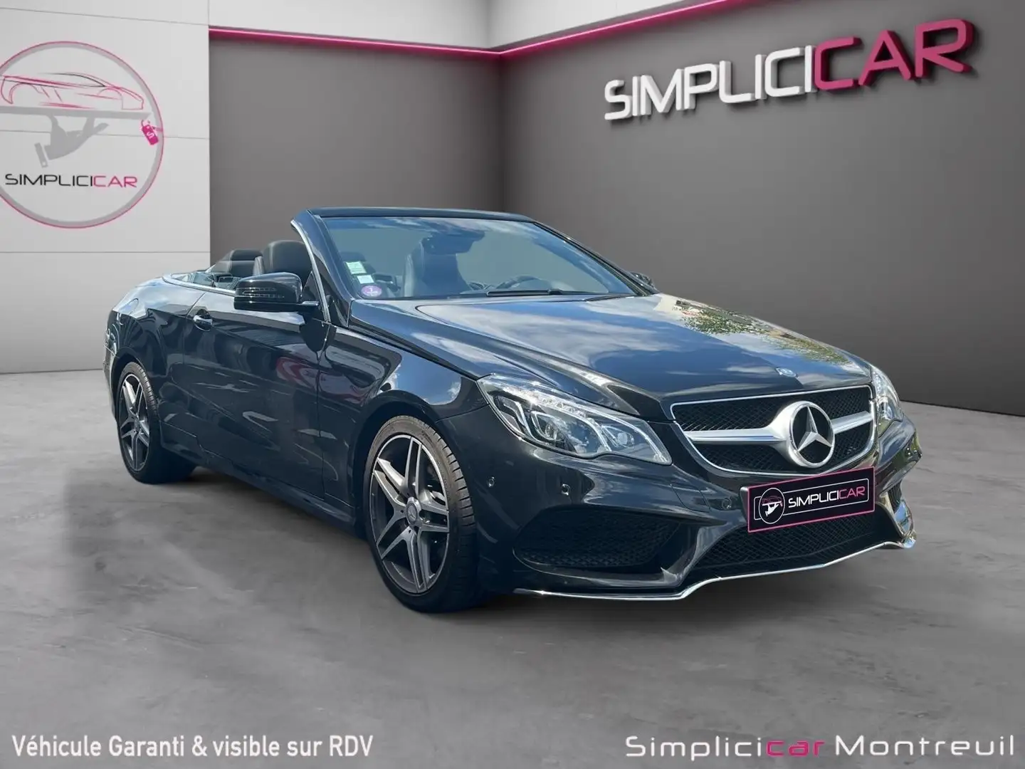 Mercedes-Benz E 250 Classe E Cabriolet 250 Fascination A Noir - 1
