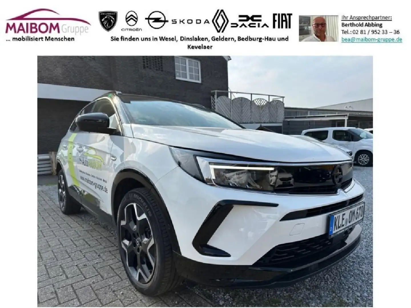 Opel Grandland GS Line Blanc - 2