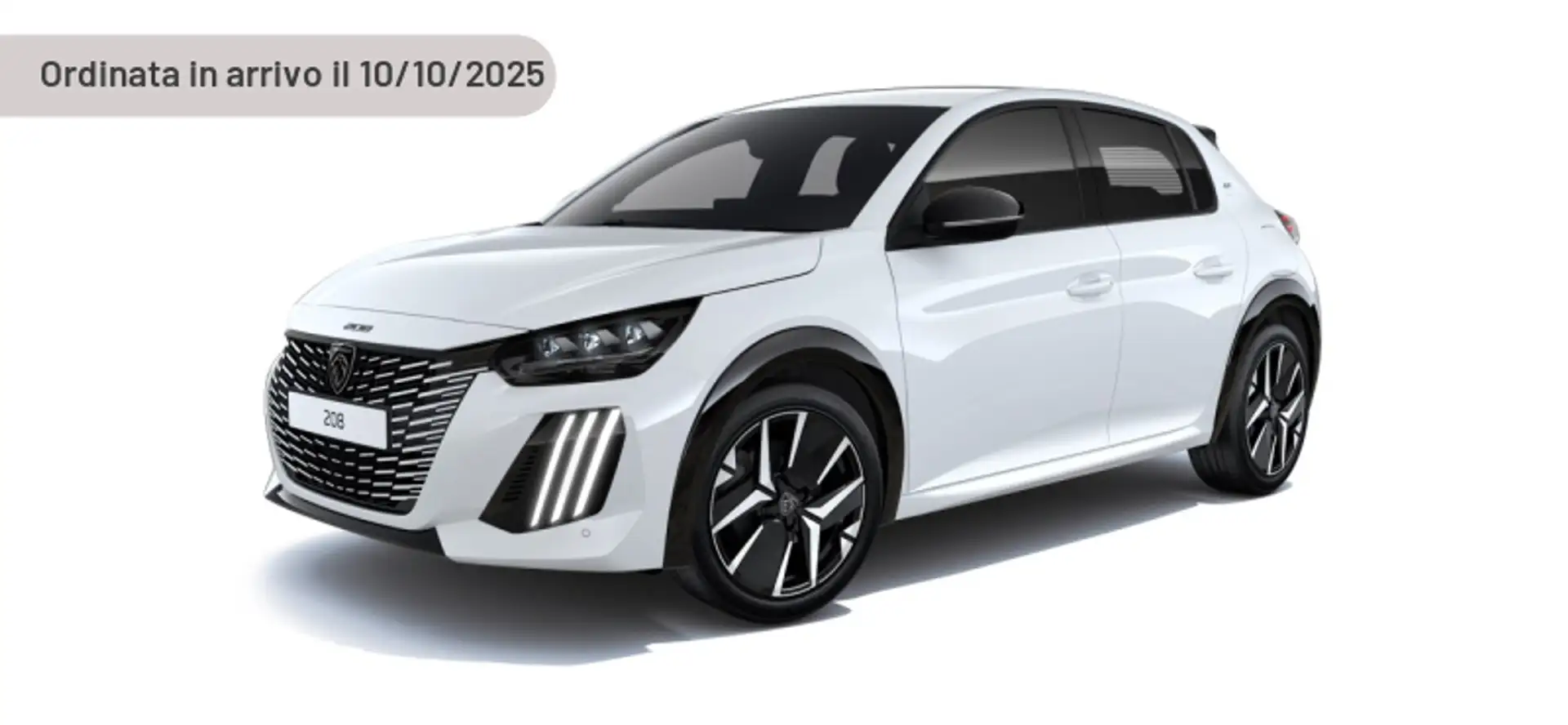 Peugeot e-208 motore elettrico 156 CV 5 porte GT Argento - 1