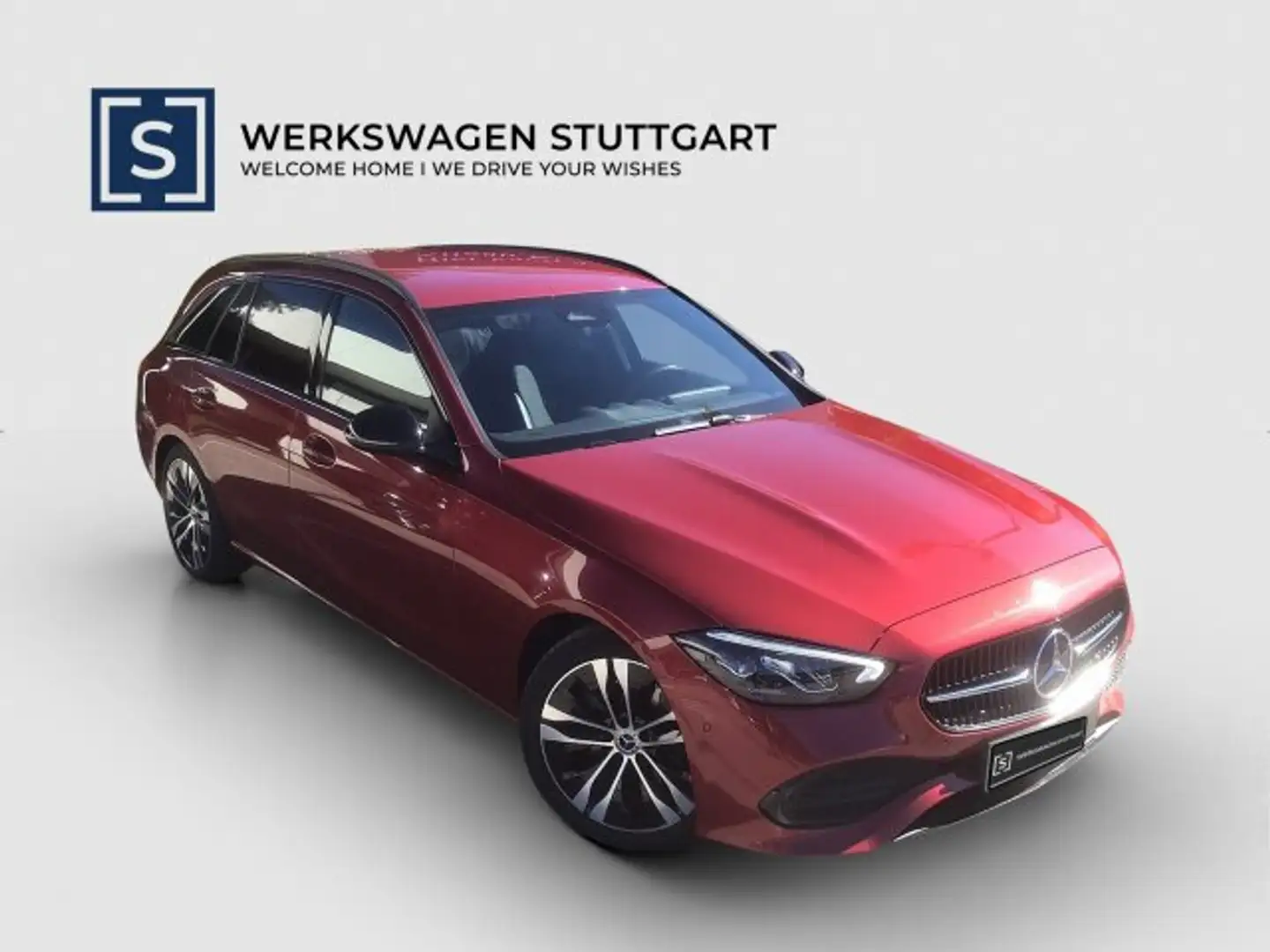 Mercedes-Benz C 220 C 220 d 4M T-M Avantgarde Night AHK Led Kam Memo Rot - 2