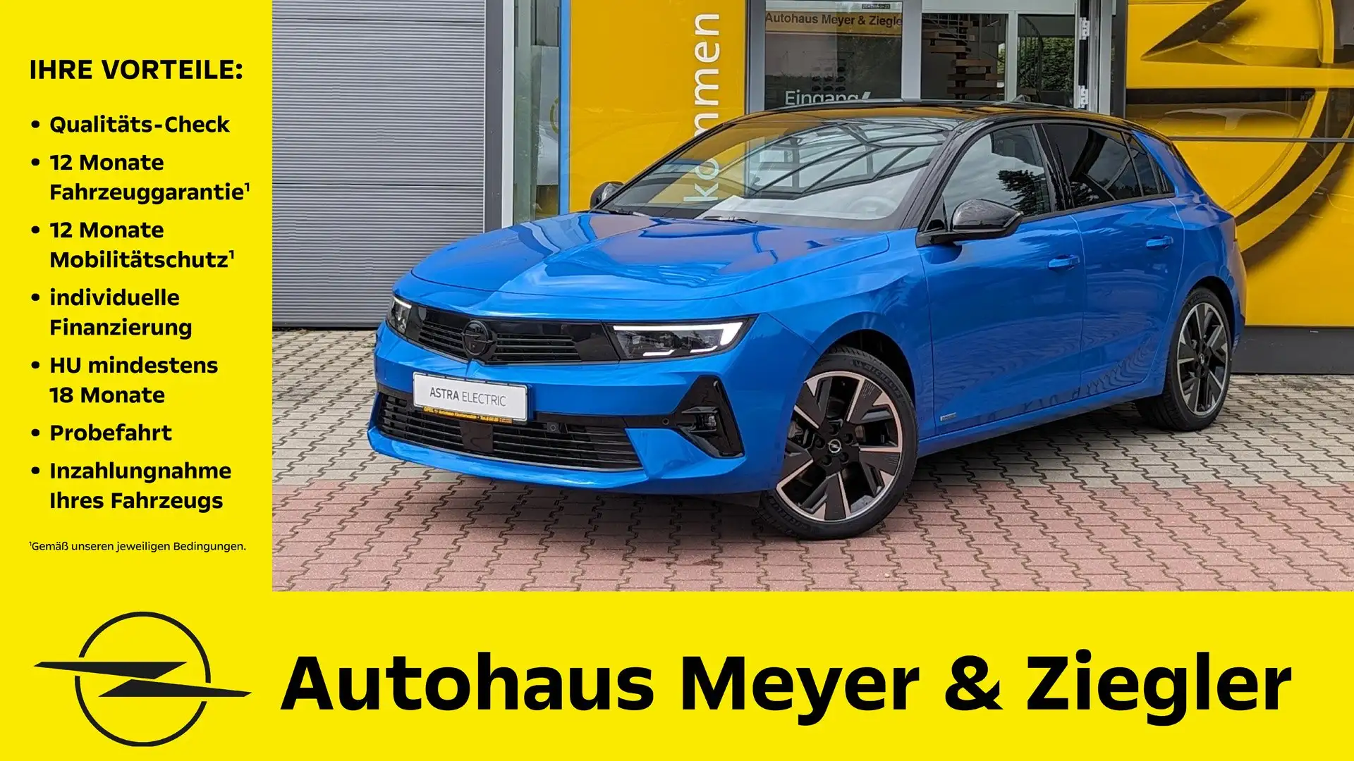 Opel Astra Electric -GS Line mit Ultimate Paket Blue - 1