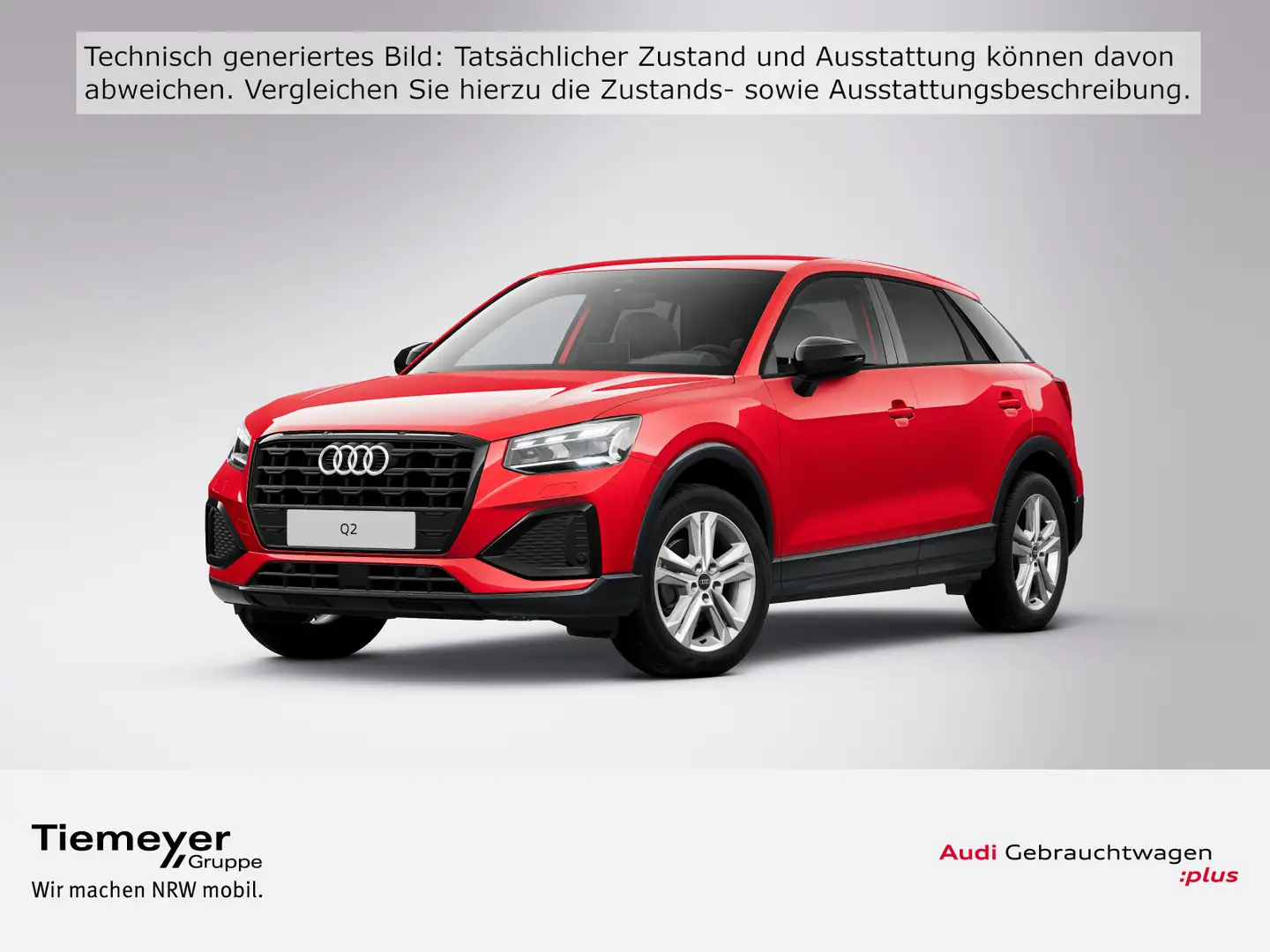 Audi Q2 30 TFSI S LINE AHK KAMERA MATRIX NAVI+ Rot - 1