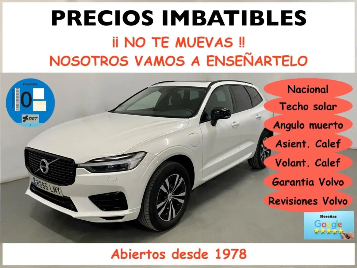 Volvo XC60 T6 Twin Recharge R-Design Expression Blanco - 1
