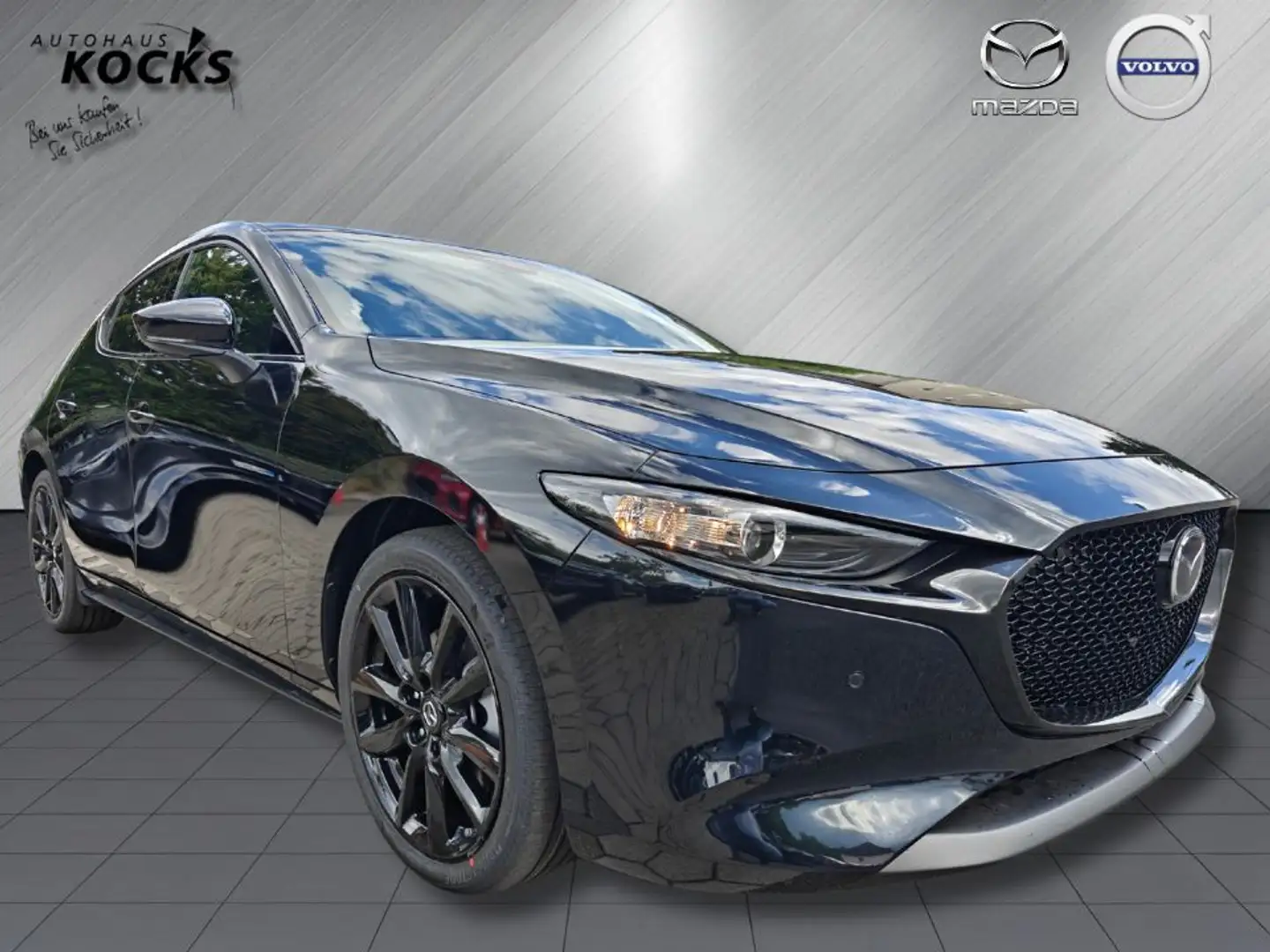 Mazda 3 2.5L e-SKY G 140ps Homura *SUMMER SALE* Zwart - 1