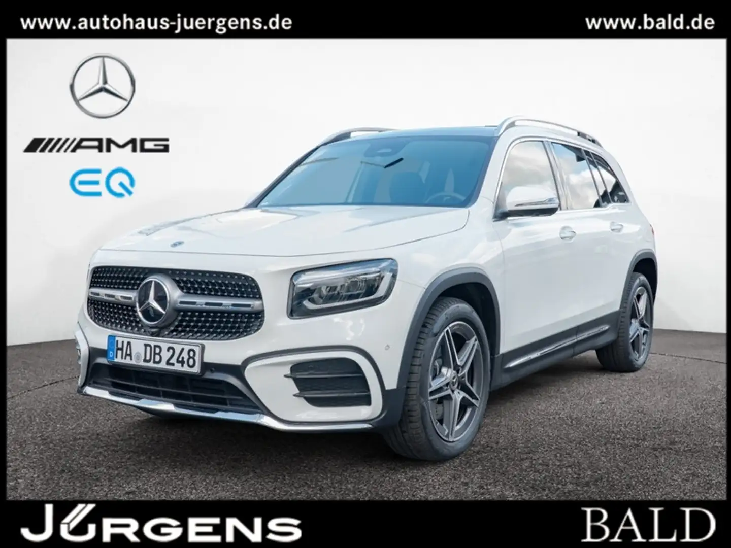 Mercedes-Benz GLB 220 d 4M AMG-Sport/LED/360/Pano/Totw/7Sitzer Weiß - 1