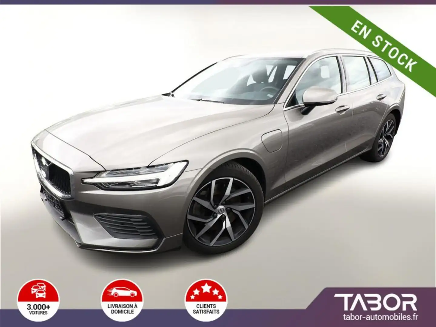 Volvo V60 T6 Twin Engine 340 AWD Momentum Pro Gris - 1
