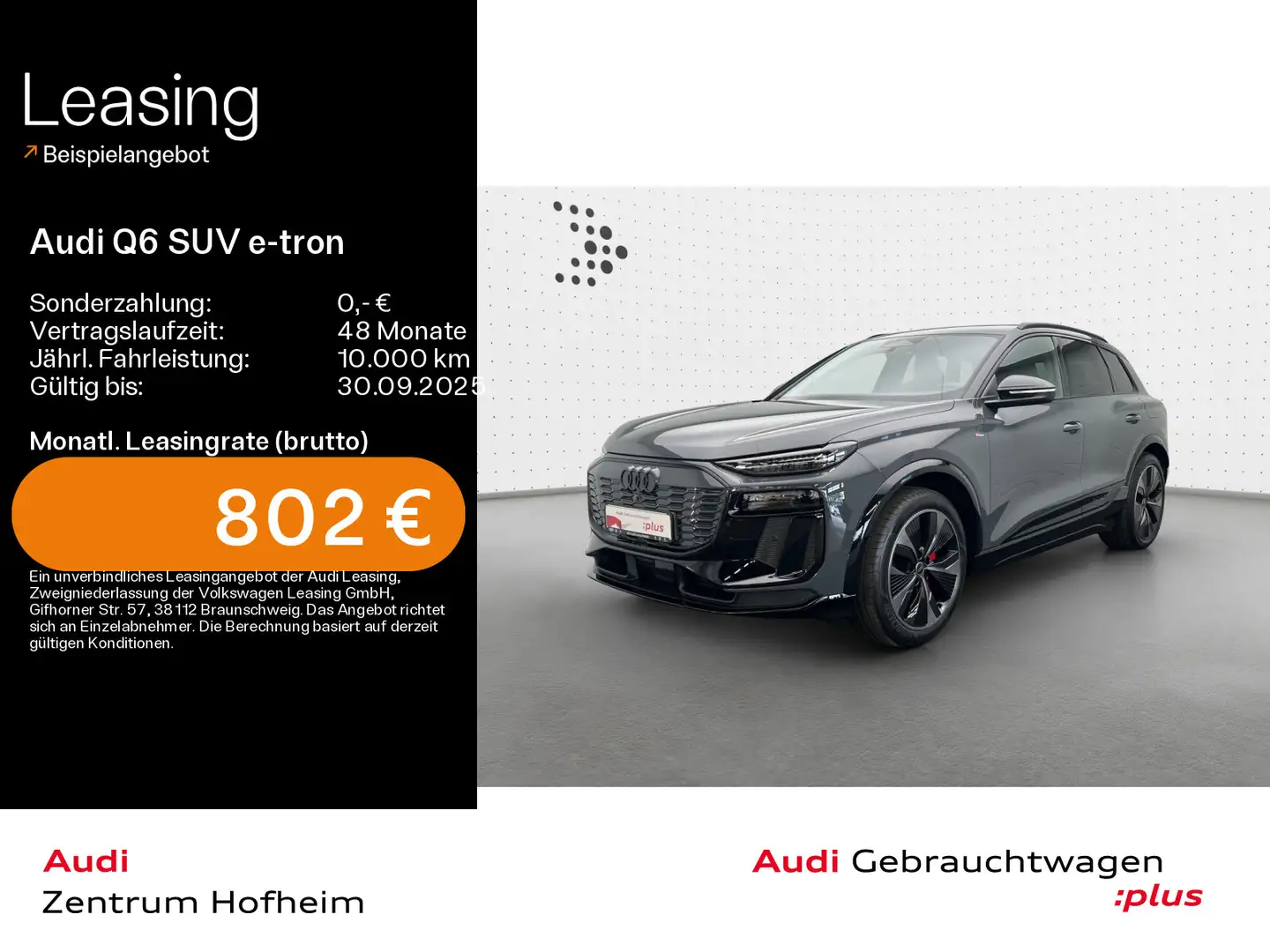 Audi Q6 55 qu S line edition one grey*Air* Grijs - 1