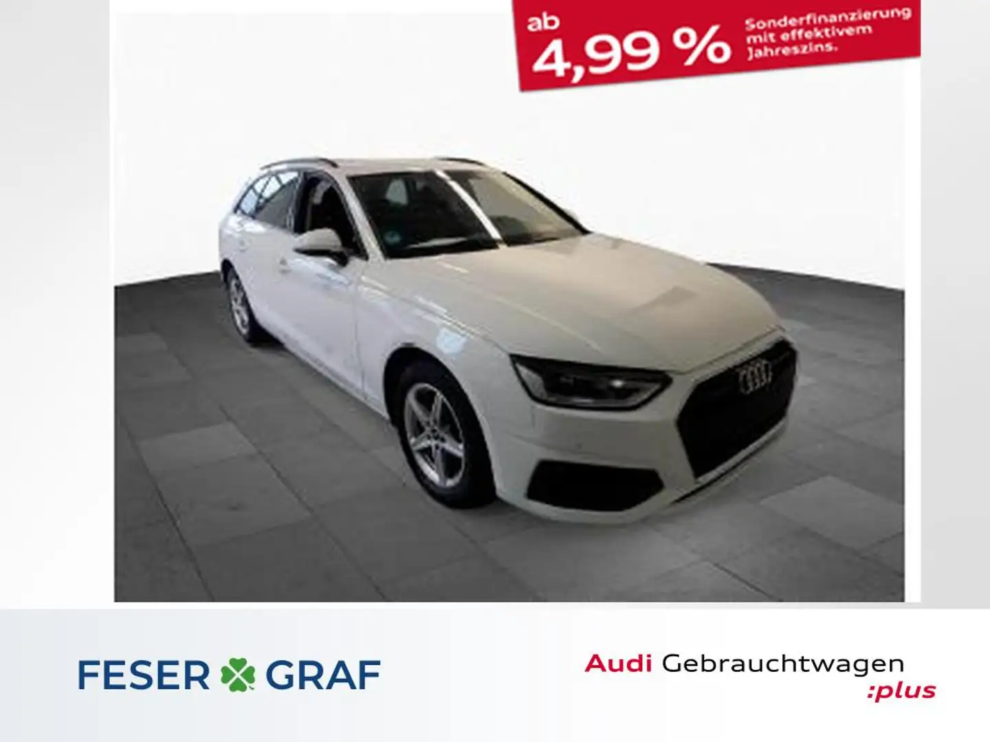Audi A4 Avant 30 TDI S tronic Navi SHZ Weiß - 1