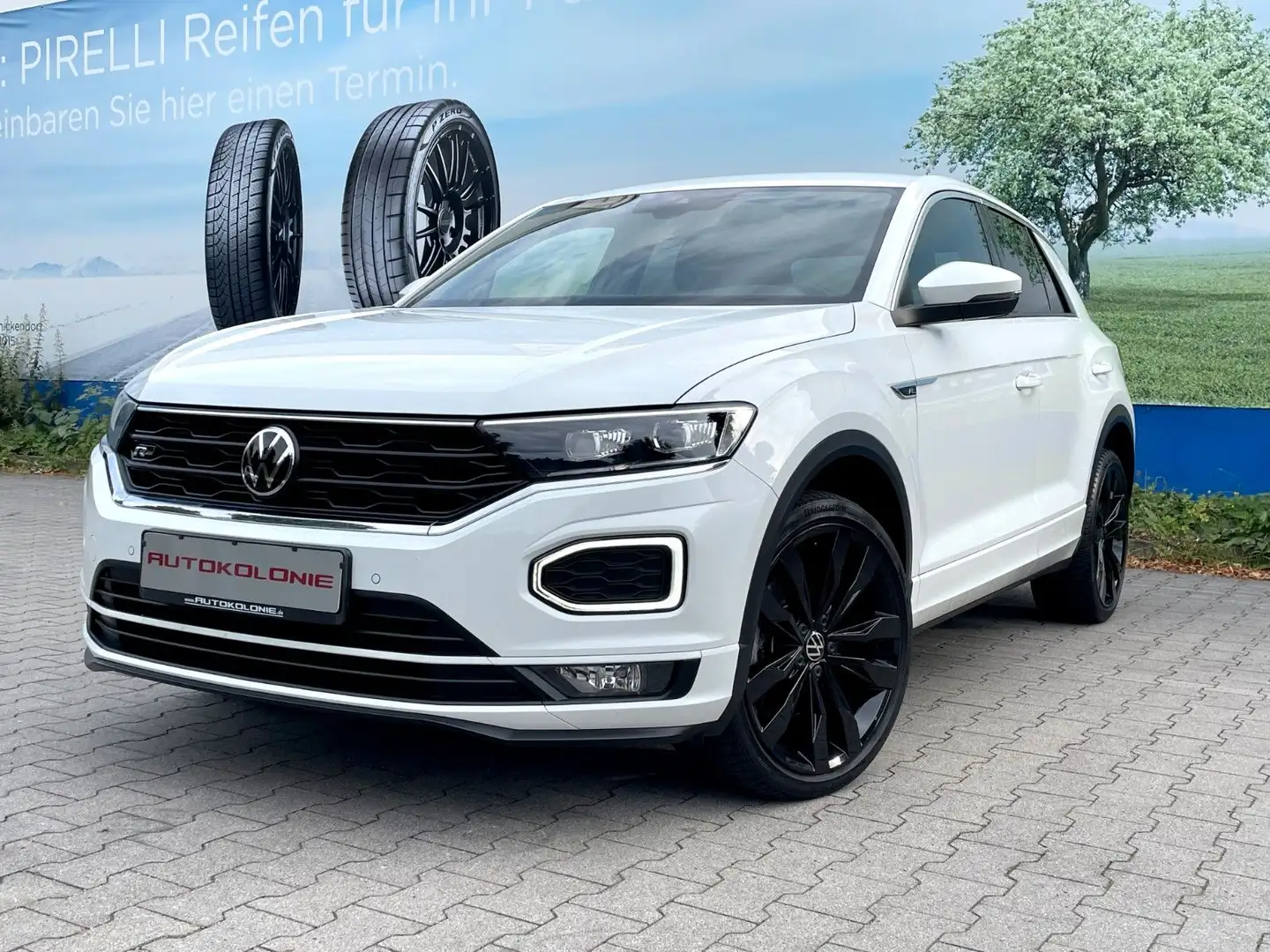 Volkswagen T-Roc T-ROC R LINE SPORT*1.HAND*ACC*NAVI*KAM*19 ZOL*LE Weiß - 1