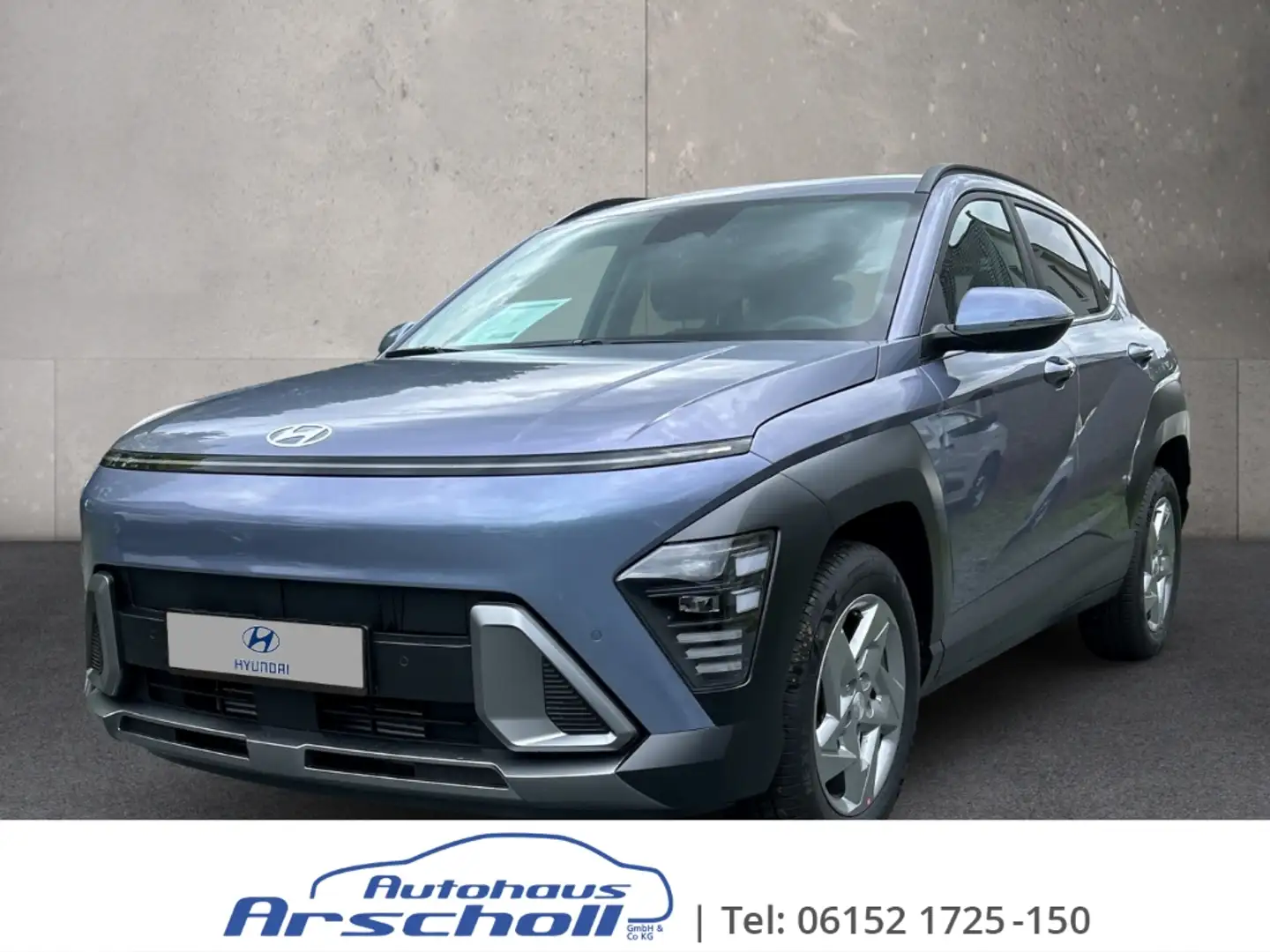 Hyundai KONA Trend 1.6 T-GDi (138PS) 7-DCT TREND Navi LED ACC E Blauw - 1