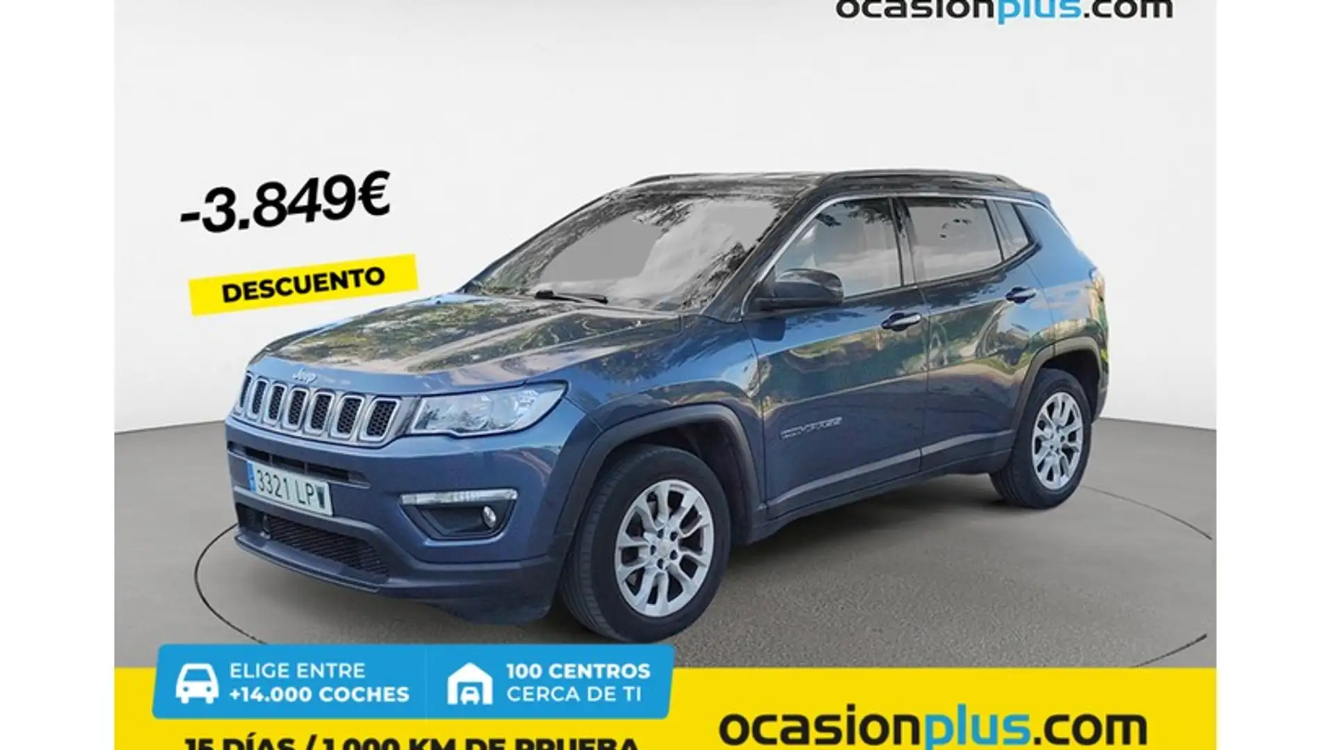 Jeep Compass 1.3 Gse T4 Longitude 4x2 130 Bleu - 1