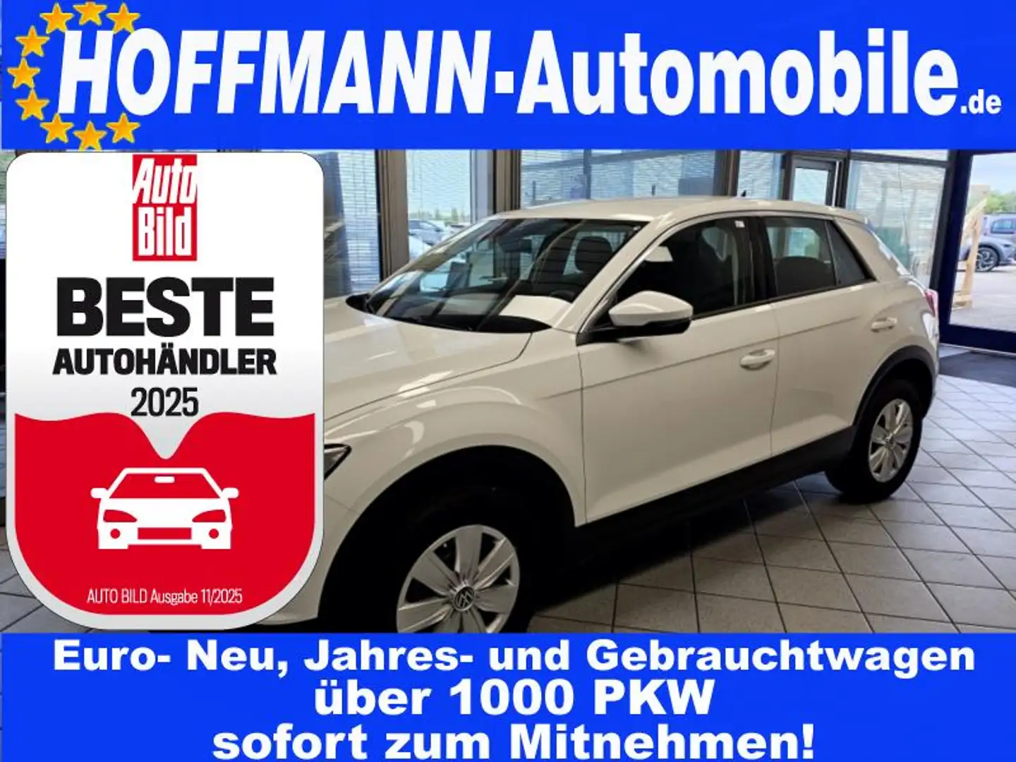 Volkswagen T-Roc Life App-Connect,PDC,Klimaautomatik Weiß - 1