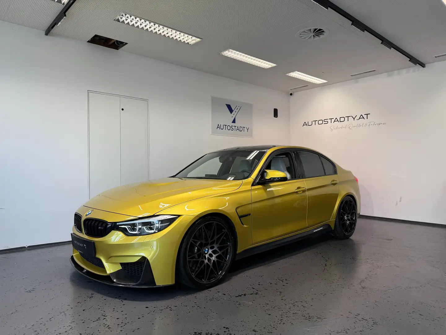 BMW M3 F80 Comp. *Ö-Auslieferung*Unfallfrei*nonOPF Jaune - 1