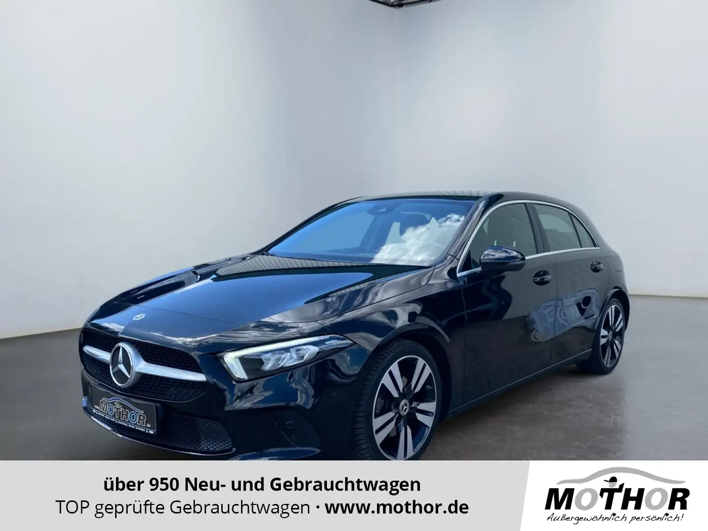 Mercedes-Benz A 200 d Progressive 2.0l TEMP PDC KAM NAV Zwart - 1