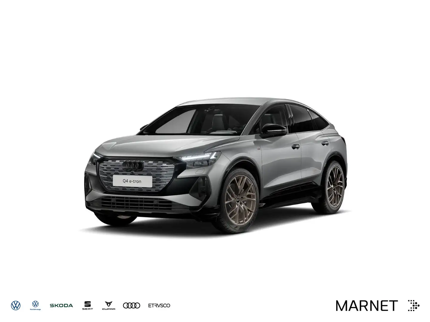 Audi Q4 e-tron 40 S line*Navi*Matrix*Alu*SO Grau - 1