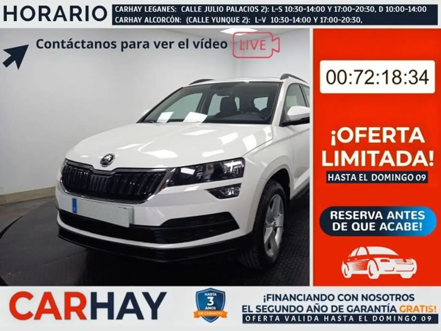 Skoda Karoq 2.0TDI Ambition 4x4 110kW Blanco - 1