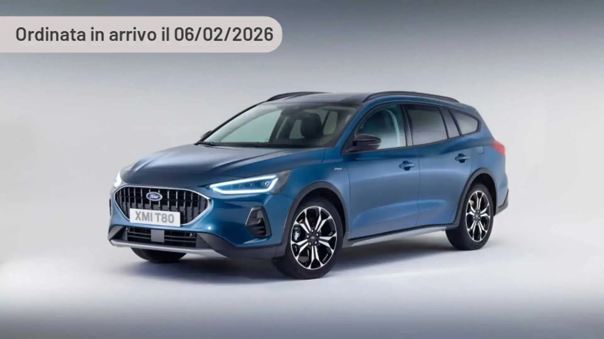 Ford Focus 1.5 EcoBlue 115 CV automatico SW Titanium Business Argento - 2