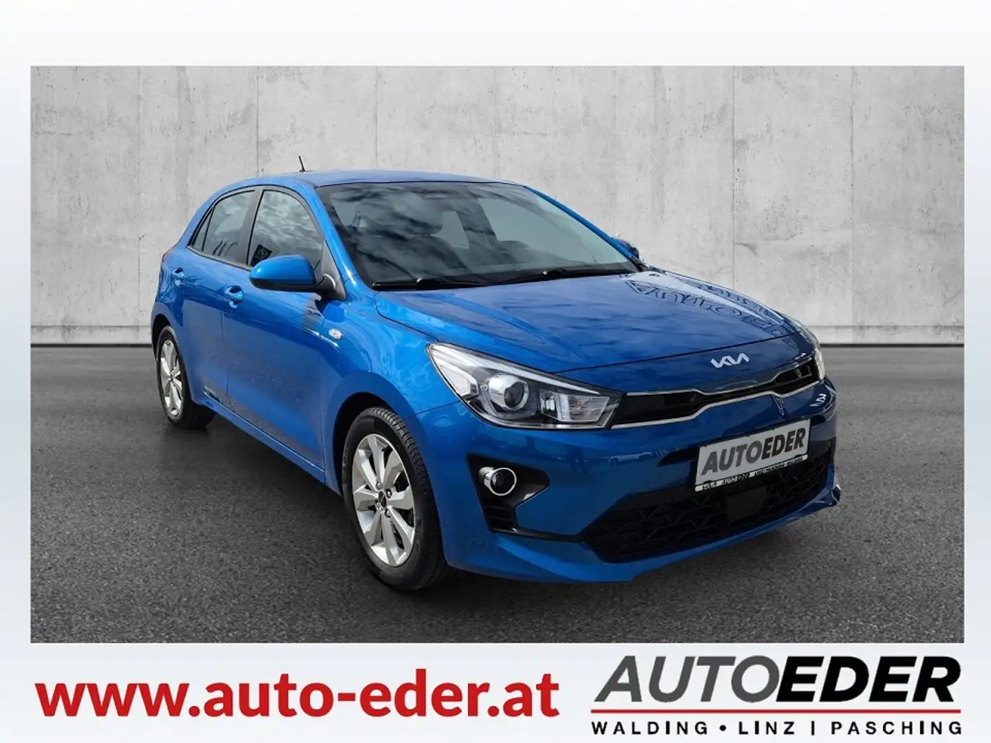 Kia Rio 1,2 DPI Silber ISG Blau - 1