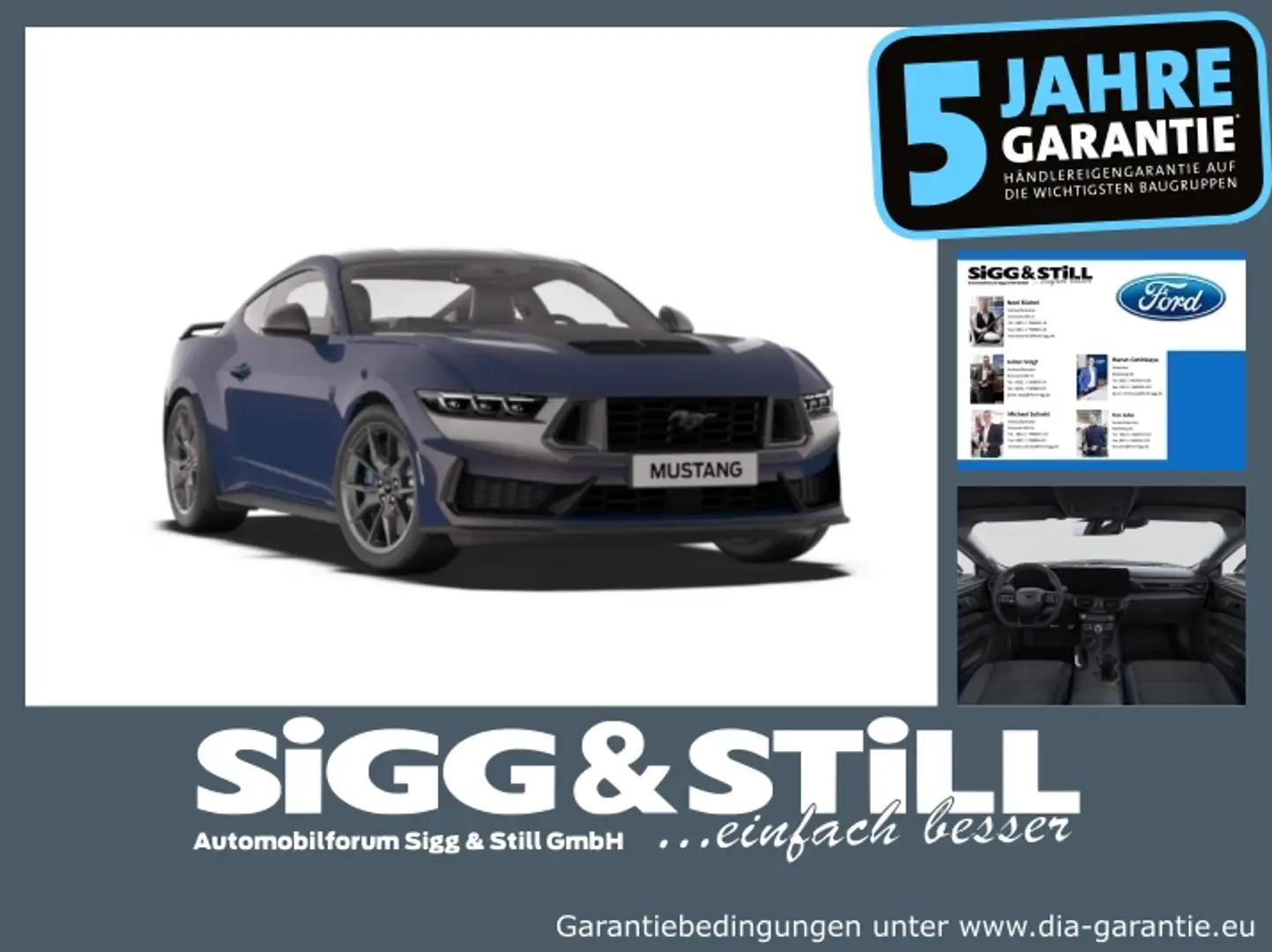 Ford Mustang Coupe Dark Horse 5.0l NAVI*IACC*B&O*SBL Weiß - 1