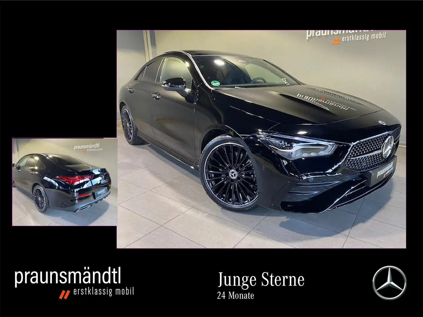 Mercedes-Benz CLA 200 d AMG Night Premium Pano/Totw./Sound/19" Schwarz - 1