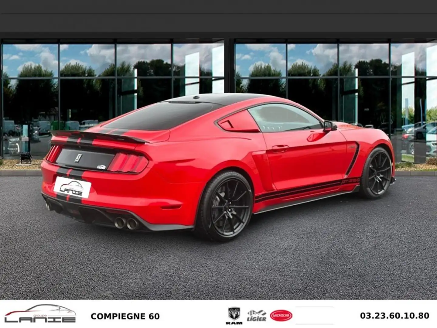 Ford Mustang SHELBY GT 350 5.2i V8 Rouge - 2
