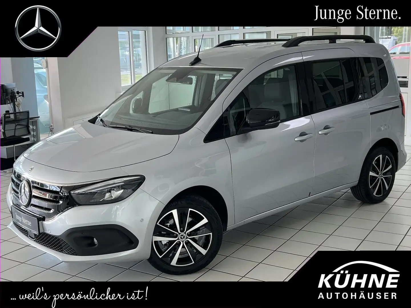Mercedes-Benz EQT 200 PROGRESSIV LED+AHK+WinterPaket+Navi+MBUX Stříbrná - 1