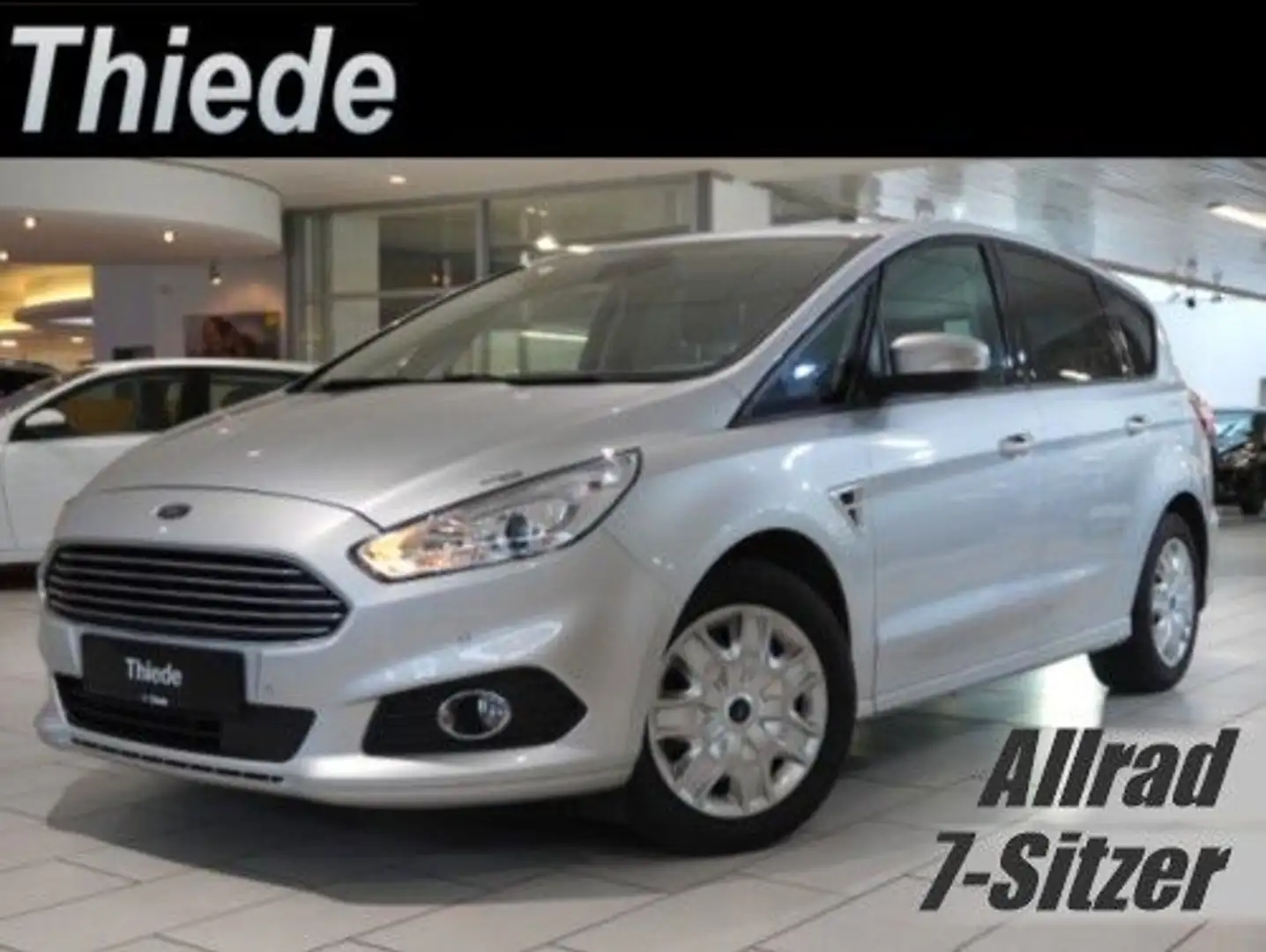 Ford S-Max 2.0D BUSINESS 4X4 7-SITZE NAVI/SH/PDC/TEMP Ezüst - 1