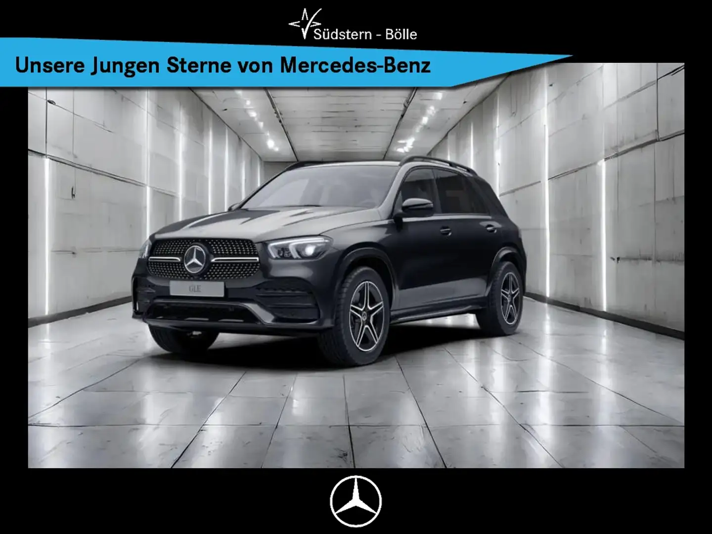 Mercedes-Benz GLE 350 e 4M AMG+AHK+DISTRONIC+PANO-DACH+360°KAM Noir - 1