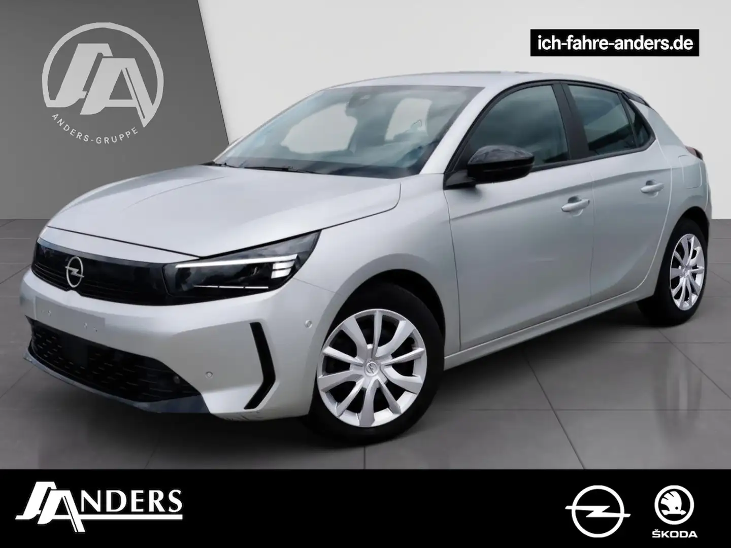 Opel Corsa 1.2 T LED+SHZ+Kamera+Apple/Android+VIRTUAL Gris - 1