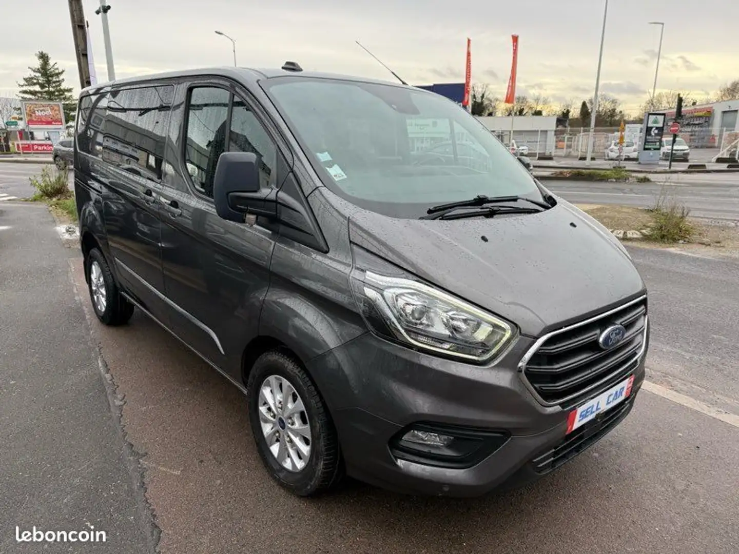 Ford Transit Custom Transit Cabine approfondie tdci 130 BVA LIMITED Gris - 2