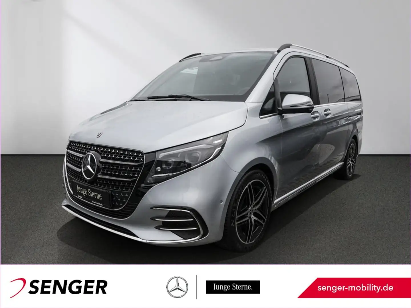 Mercedes-Benz V 300 d Exclusive lang AMG Pano AIRMATIC 360° Argento - 1